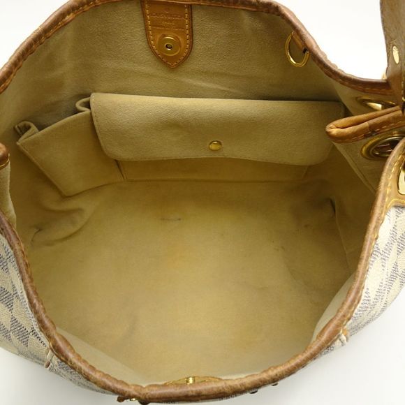 Louis Vuitton Damier Azur Galliera PM Shoulder Tote White - Picture 7 of 8